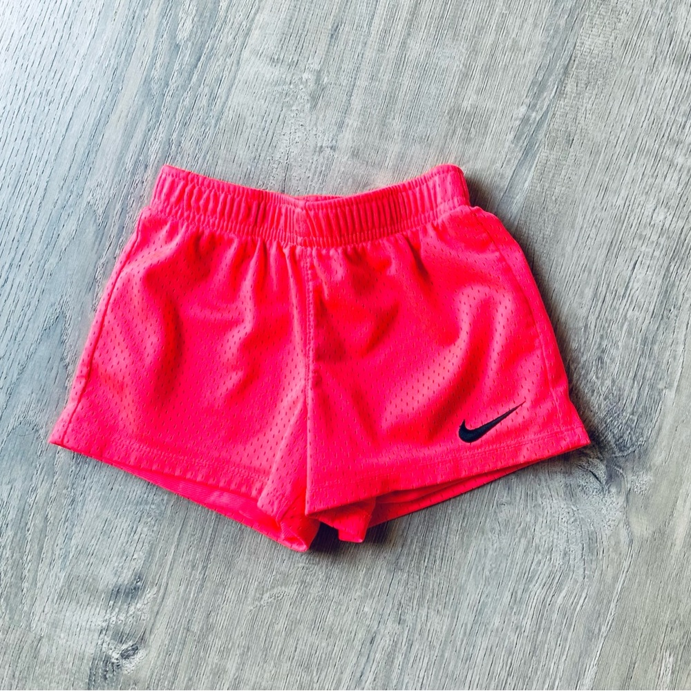 Nike Pink Mesh Athletic Shorts Girls Small